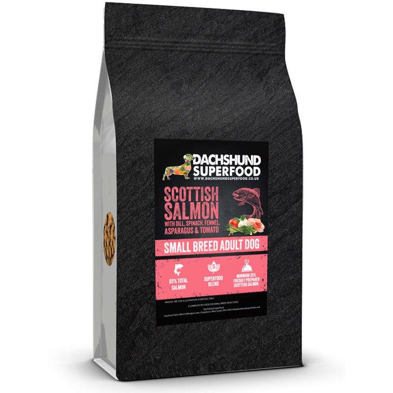 Dachshund Superfood Scottish Salmon Kibble - Adult - Image 2