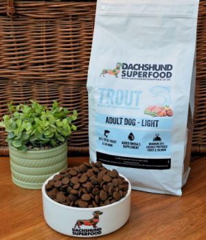 Dachshund Superfood Trout with Salmon Kibble - Light Recipe - Adult