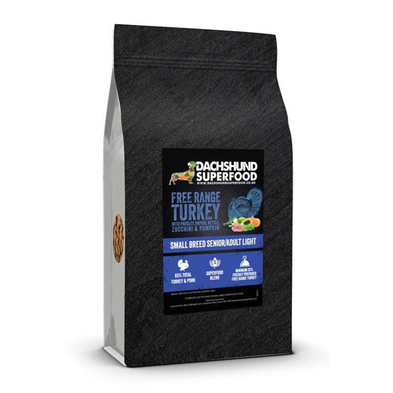 Dachshund Superfood Turkey Kibble - Light Recipe - Adult/Senior - Image 2