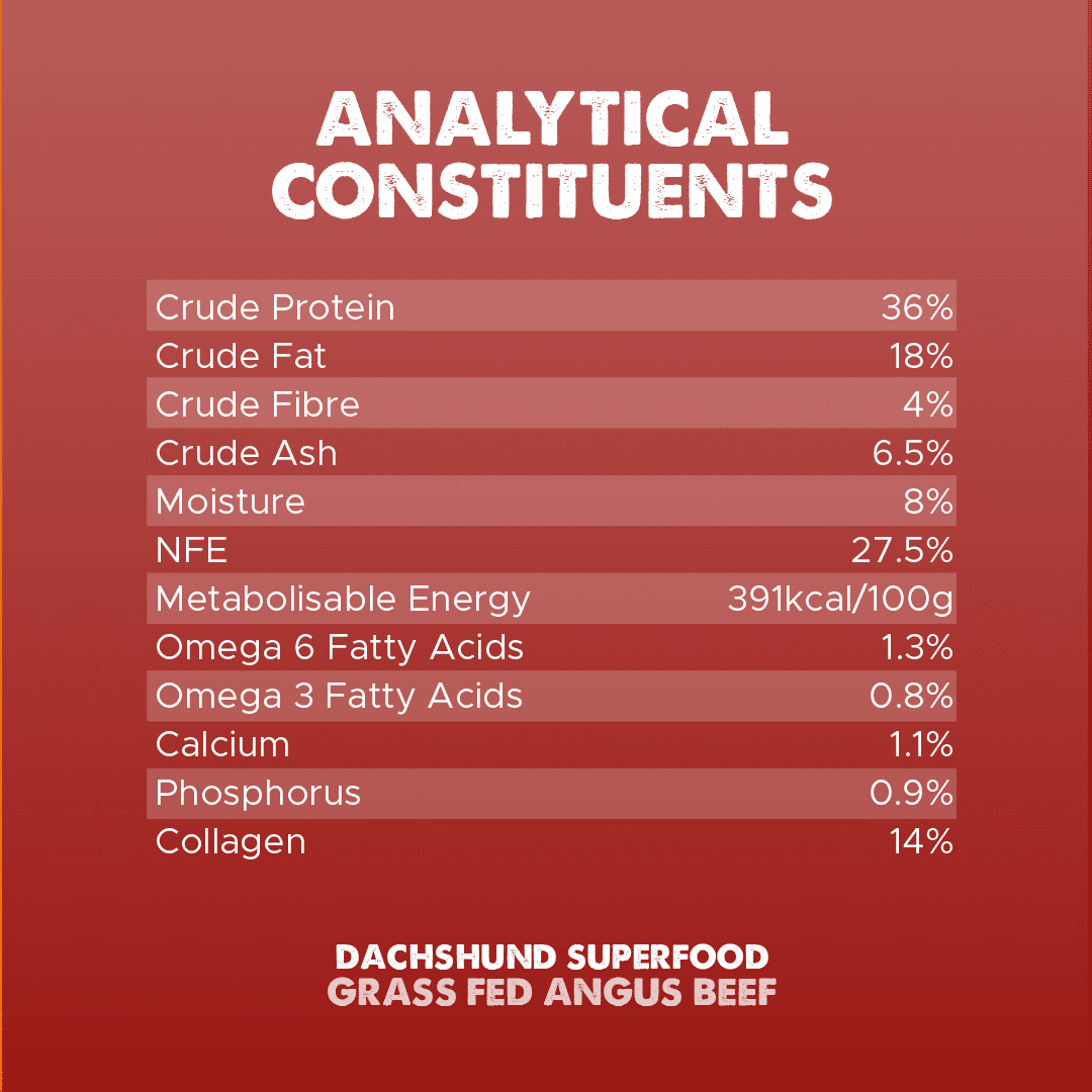 Dachshund Superfood Angus Beef Kibble - All Life Stages - Image 8