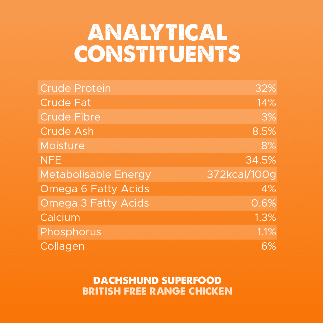 Dachshund Superfood British Free Range Chicken Kibble - Adult - Image 8