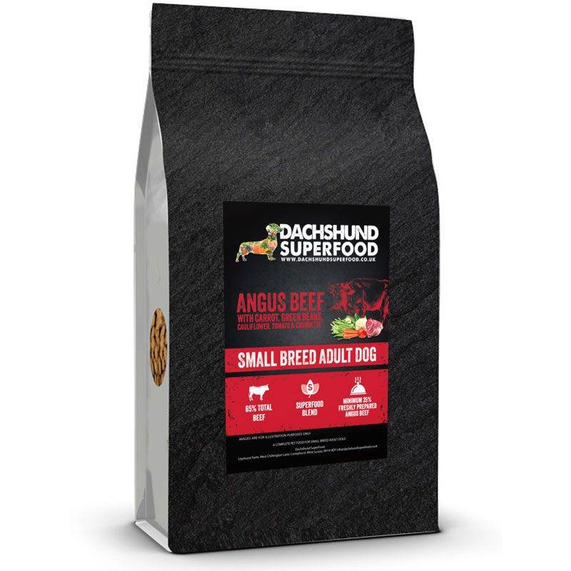 Dachshund Superfood Angus Beef Kibble - All Life Stages - Image 2