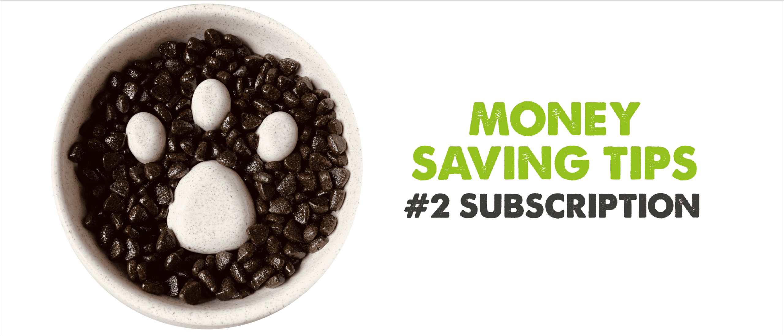 save money dog food subscription