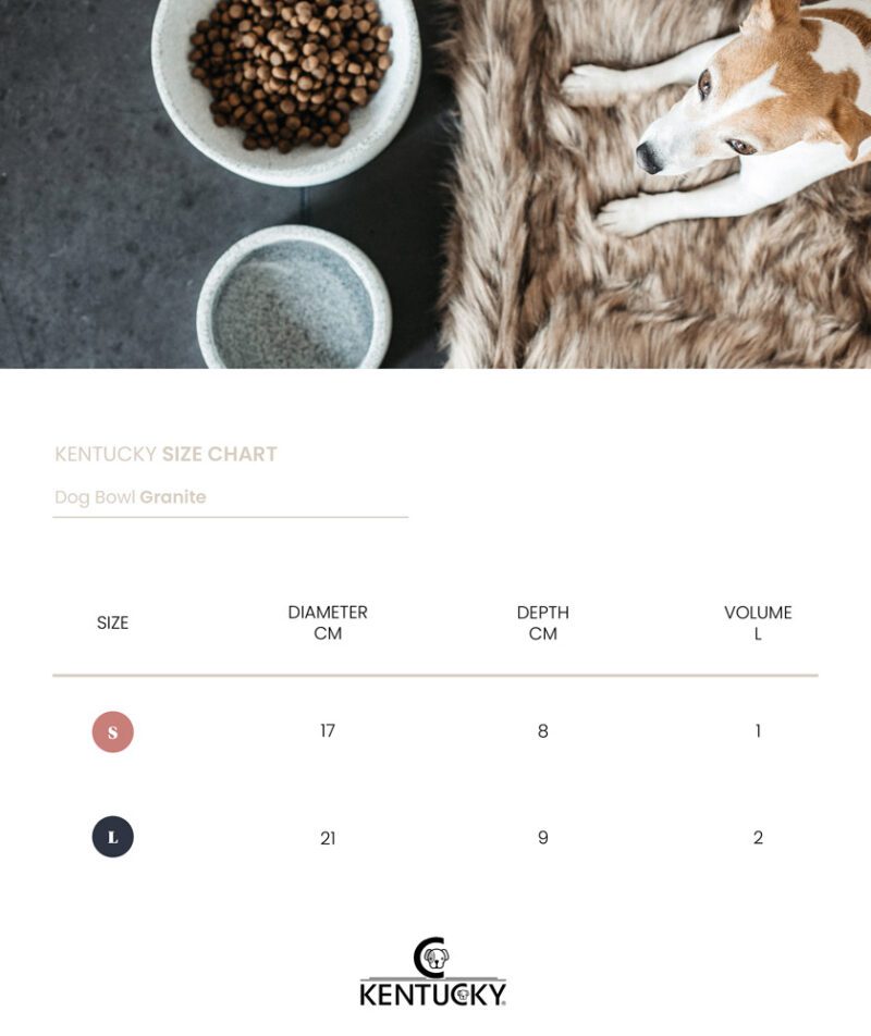 Kentucky Dogwear Granite Dog Bowl - Image 3